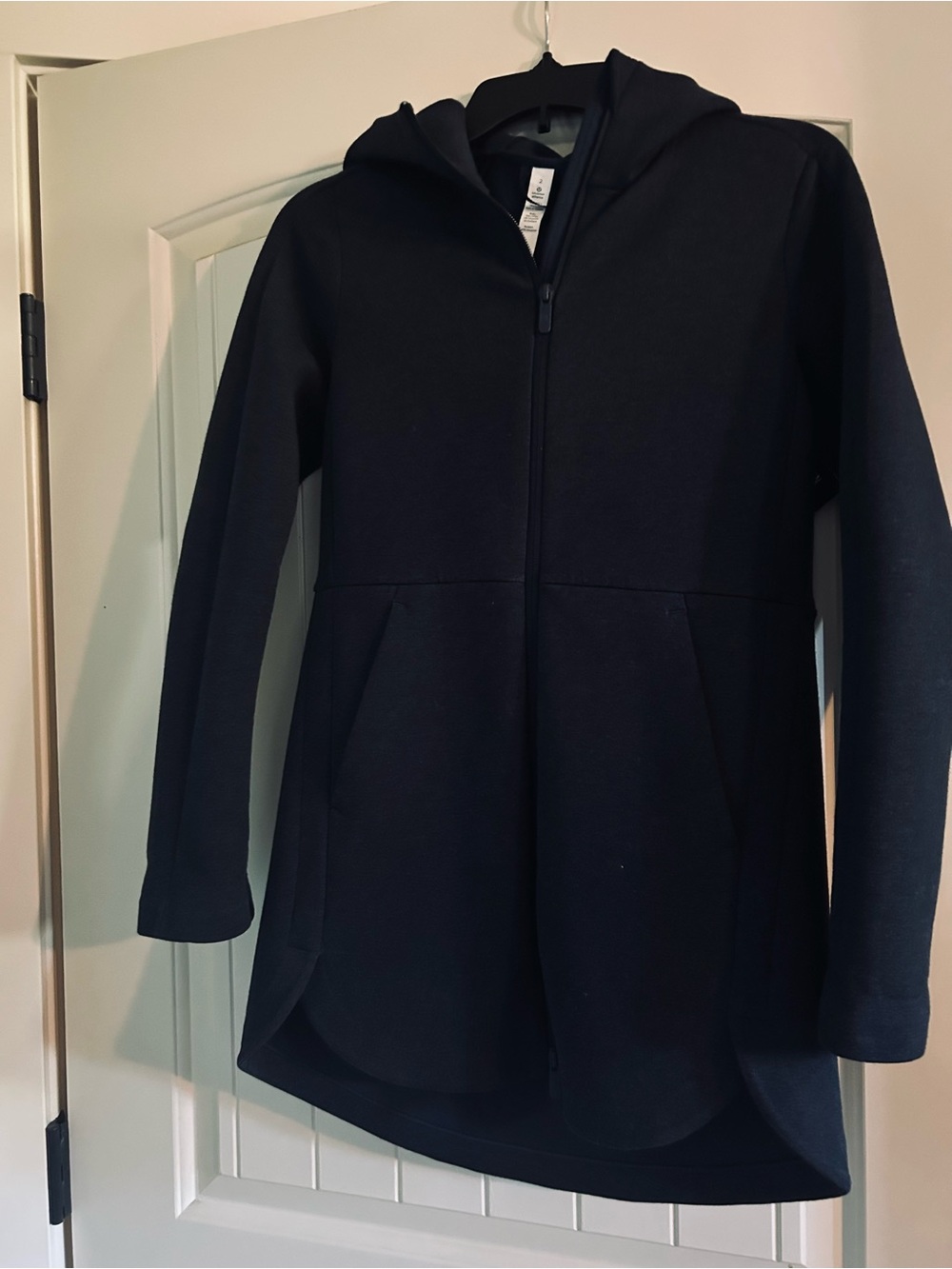 lululemon athletica women Black Hooded Full-Zip Jacket